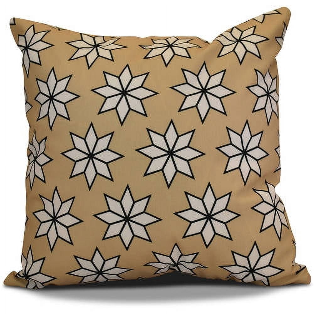 Simply Daisy 16" x 16" Christmas Stars 1 Geometric Print Pillow