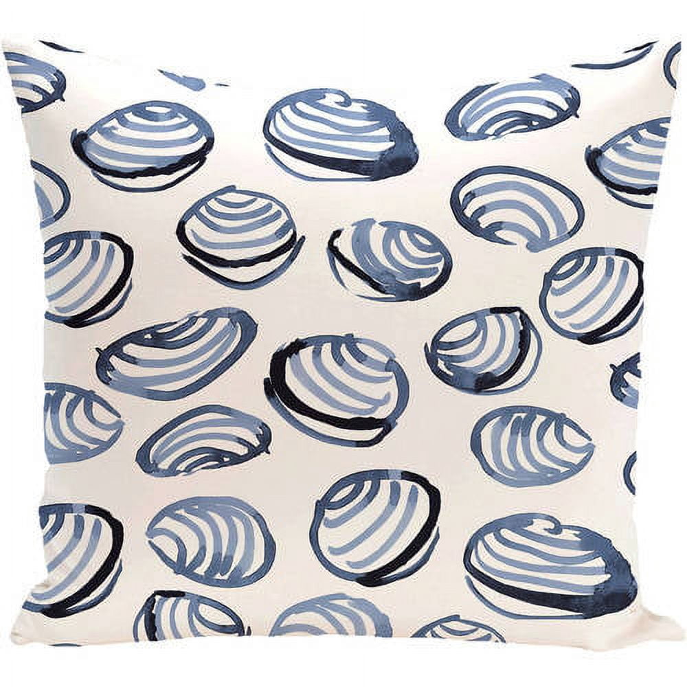 Simply Daisy 16" x 16" Clams Geometric Print Pillow