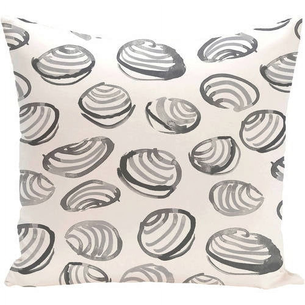 Simply Daisy 16" x 16" Clams Geometric Print Pillow