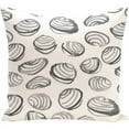thumbnail image 1 of Simply Daisy 16" x 16" Clams Geometric Print Pillow, 1 of 2