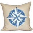 thumbnail image 1 of Simply Daisy 16" x 16" Compass Geometric Print Pillow, 1 of 2