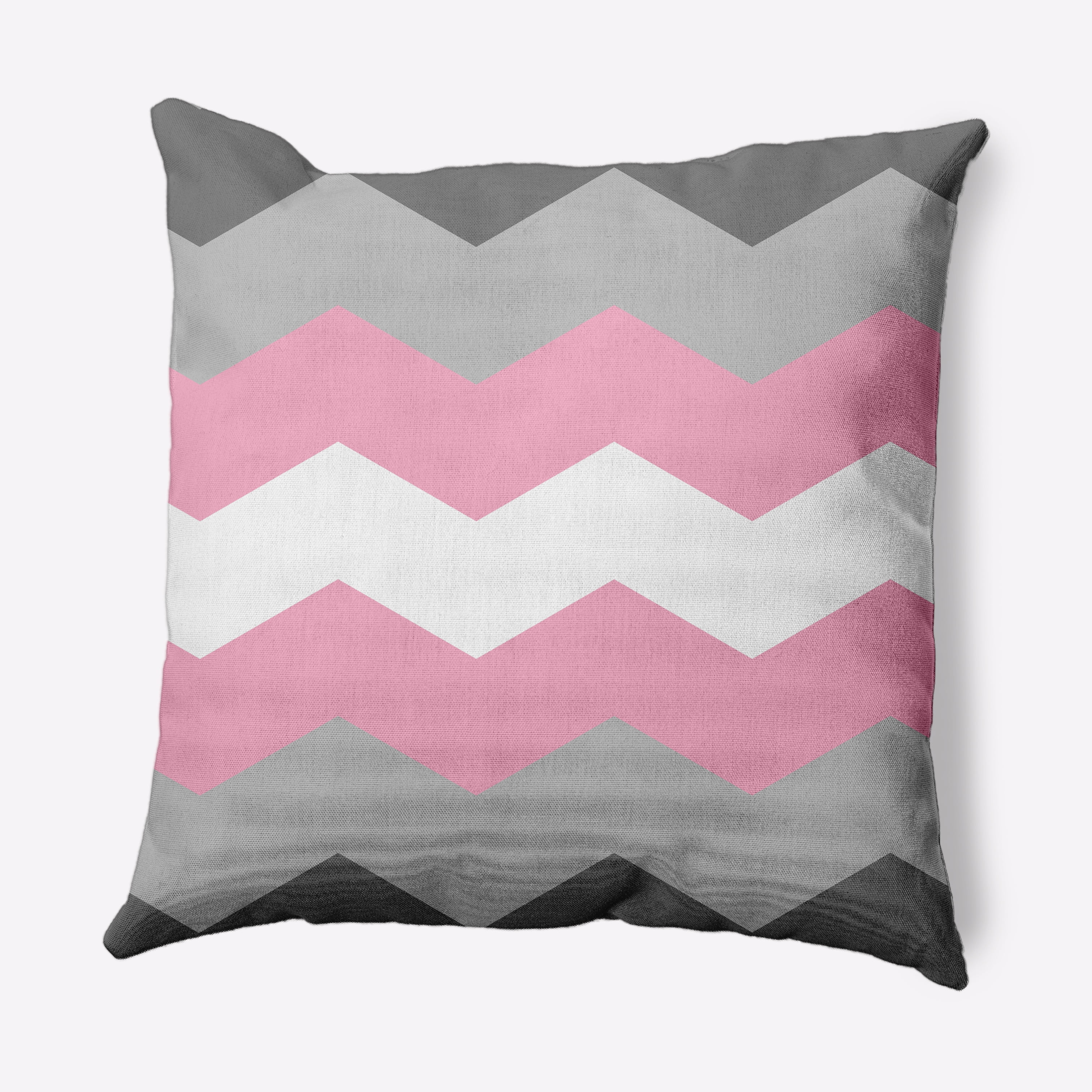 Simply Daisy 16" x 16" Contemporary Chevron Pride Day Polyester Throw Pillow