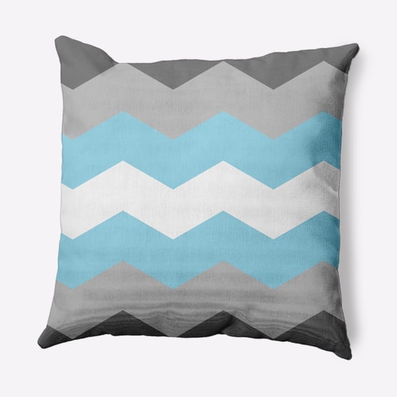 Simply Daisy 16" x 16" Contemporary Chevron Pride Day Polyester Throw Pillow