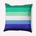 thumbnail image 1 of Simply Daisy 16" x 16" Contemporary Stripes Pride Day Polyester Throw Pillow, 1 of 3