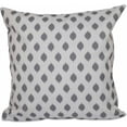 thumbnail image 1 of Simply Daisy 16" x 16" Cop-IKAT Geometric Print Pillow, Grey, 1 of 2