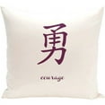 thumbnail image 1 of Simply Daisy 16" x 16" Courage Word Print Pillow, 1 of 2
