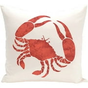 Simply Daisy 16" x 16" Crab Animal Print Pillow