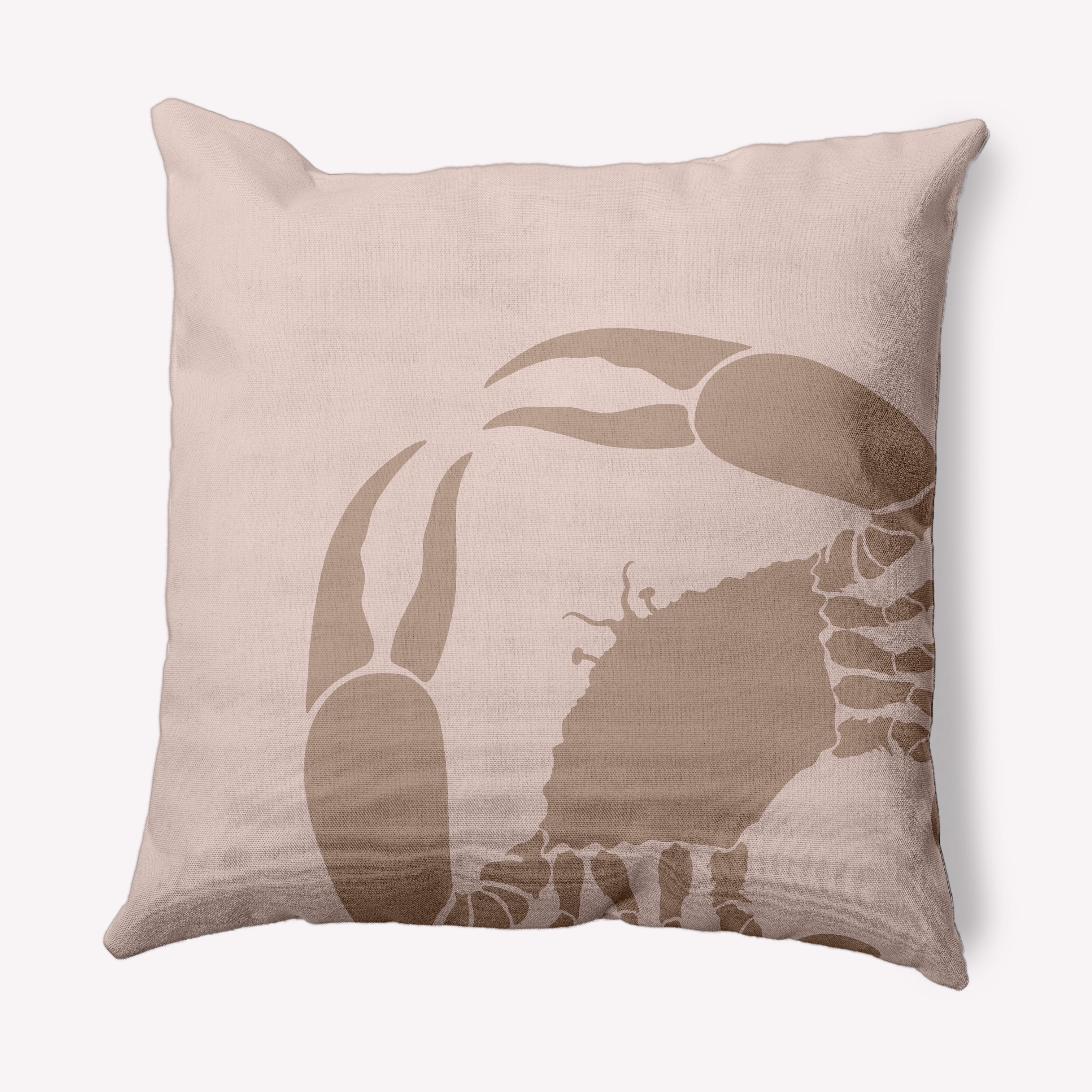 Simply Daisy 16" x 16" Crab Dip Nautical Decorative Indoor Pillow