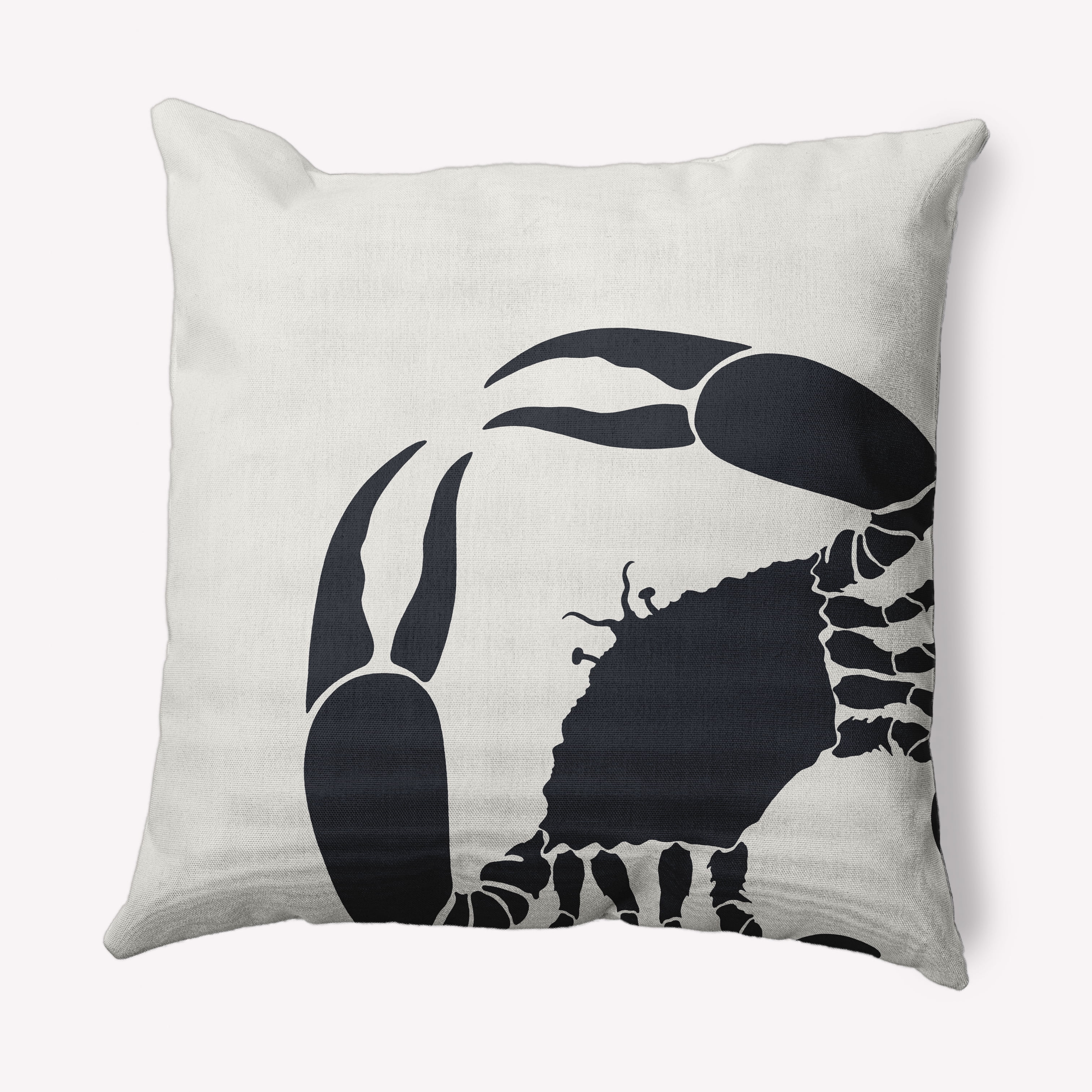 Simply Daisy 16" x 16" Crab Dip Nautical Decorative Indoor Pillow