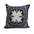 thumbnail image 1 of Simply Daisy, 16" x 16" Cuban Tile 1, Geometric Print Outdoor Pillow, Navy Blue, 1 of 2