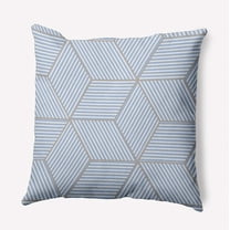 Simply Daisy 16" x 16" Cube Stack Decorative Throw Pillow, Peri (1 count)