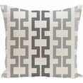 thumbnail image 1 of Simply Daisy 16" x 16" Cuff-Links Geometric Print Pillow, Grey, 1 of 2
