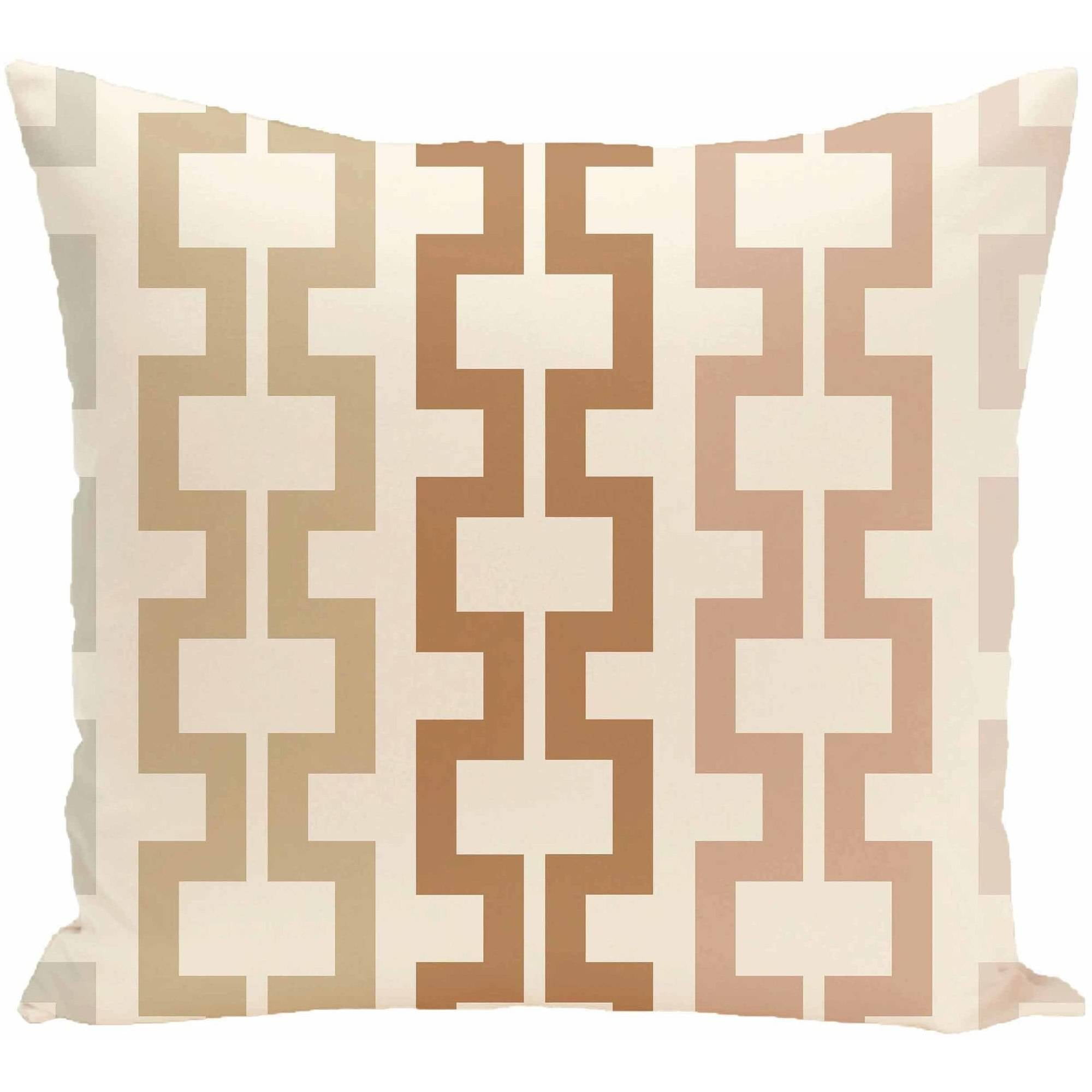 Simply Daisy 16" x 16" Cuff-Links Geometric Print Pillow