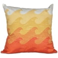 thumbnail image 1 of Simply Daisy 16" x 16" Deep Sea Geometric Print Outdoor Pillow, 1 of 1
