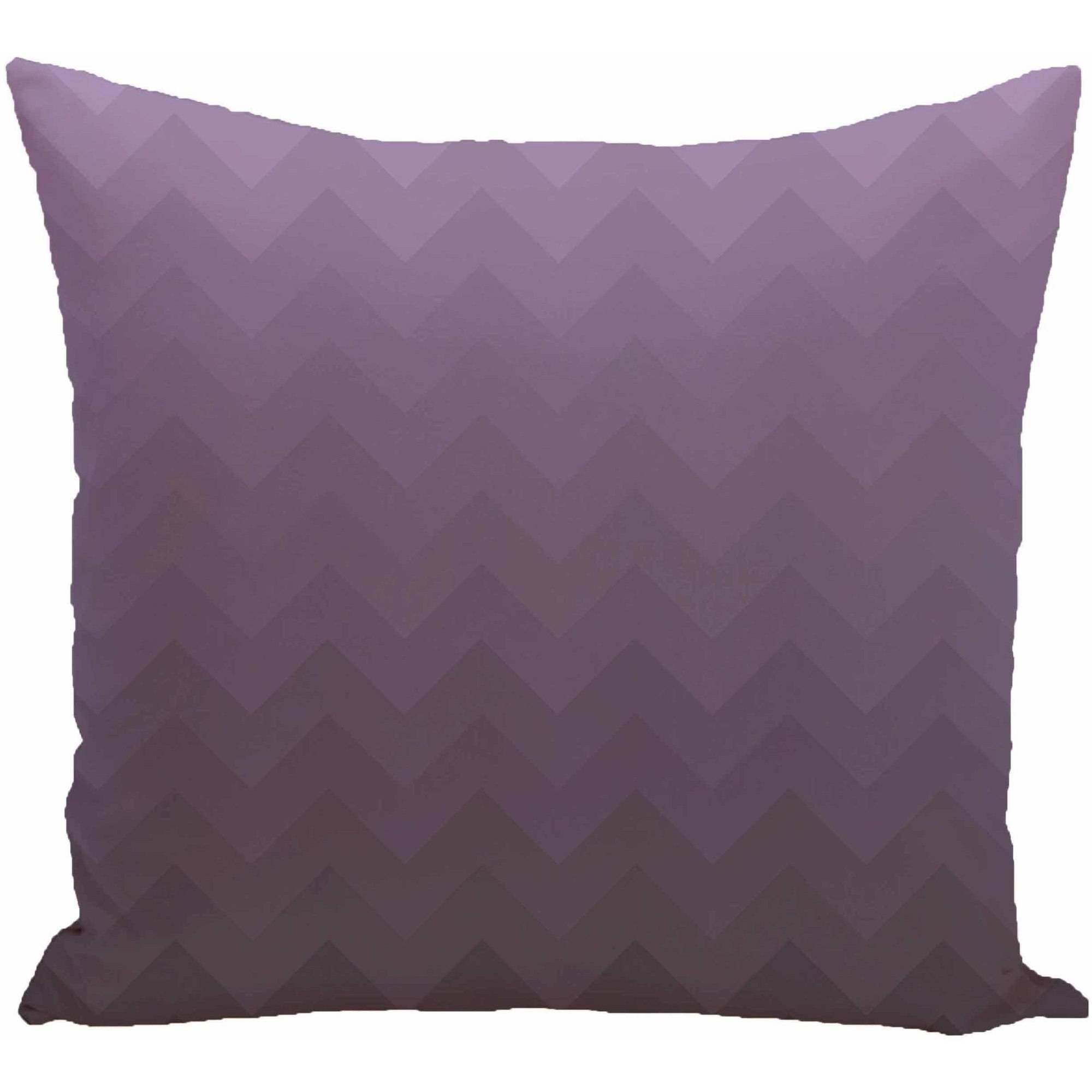 Simply Daisy 16" x 16" Depth Perception Stripes Print Pillow, Purple