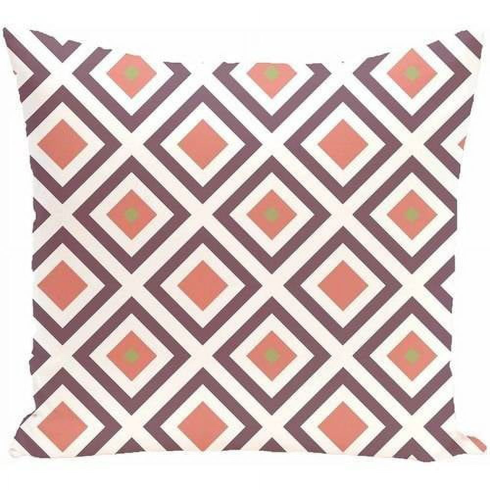 Simply Daisy 16" x 16" Diamond Mayhem Geometric Print Pillow