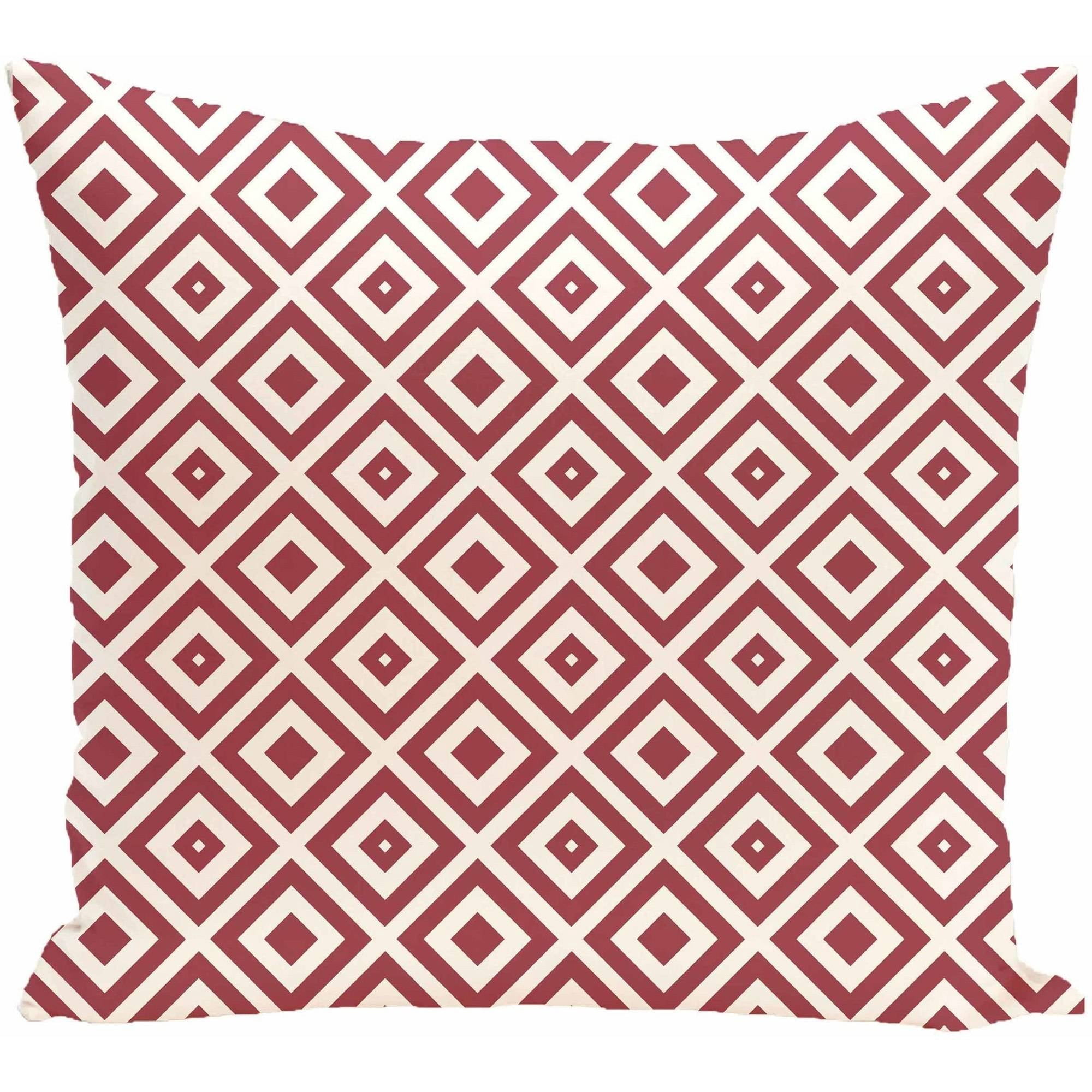 Simply Daisy 16" x 16" Diamond Mayhem Geometric Print Pillow