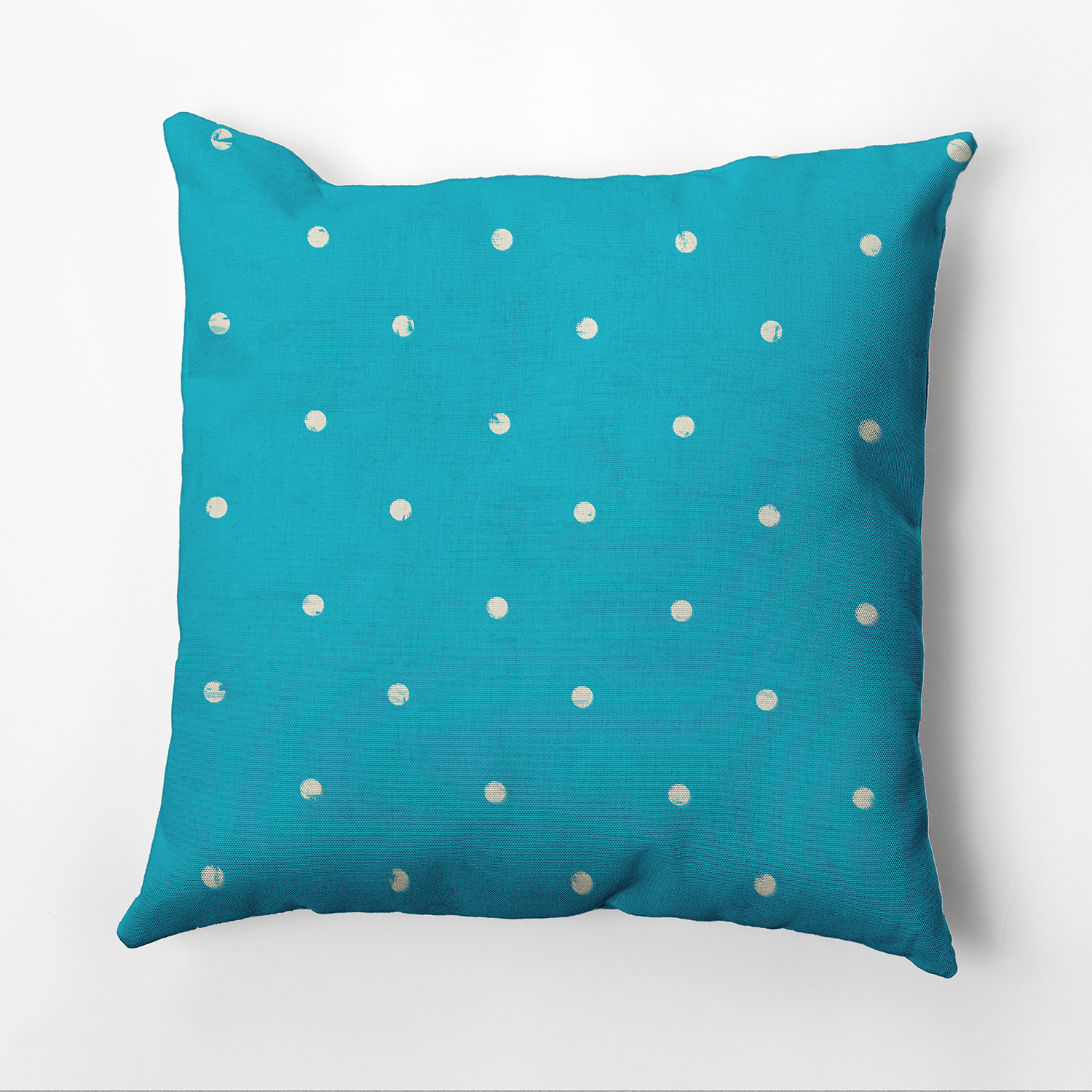 Simply Daisy 16" x 16" Dorothy Dot Geometric Outdoor Pillow, Blue (1 count) - image 1 of 6