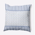 thumbnail image 1 of Simply Daisy 16" x 16" Dots and Dashes Indoor/Outdoor Throw Pillow, Peri (1 count), 1 of 3