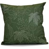 Simply Daisy 16" x 16" Dotted Leaves Floral Print Pillow