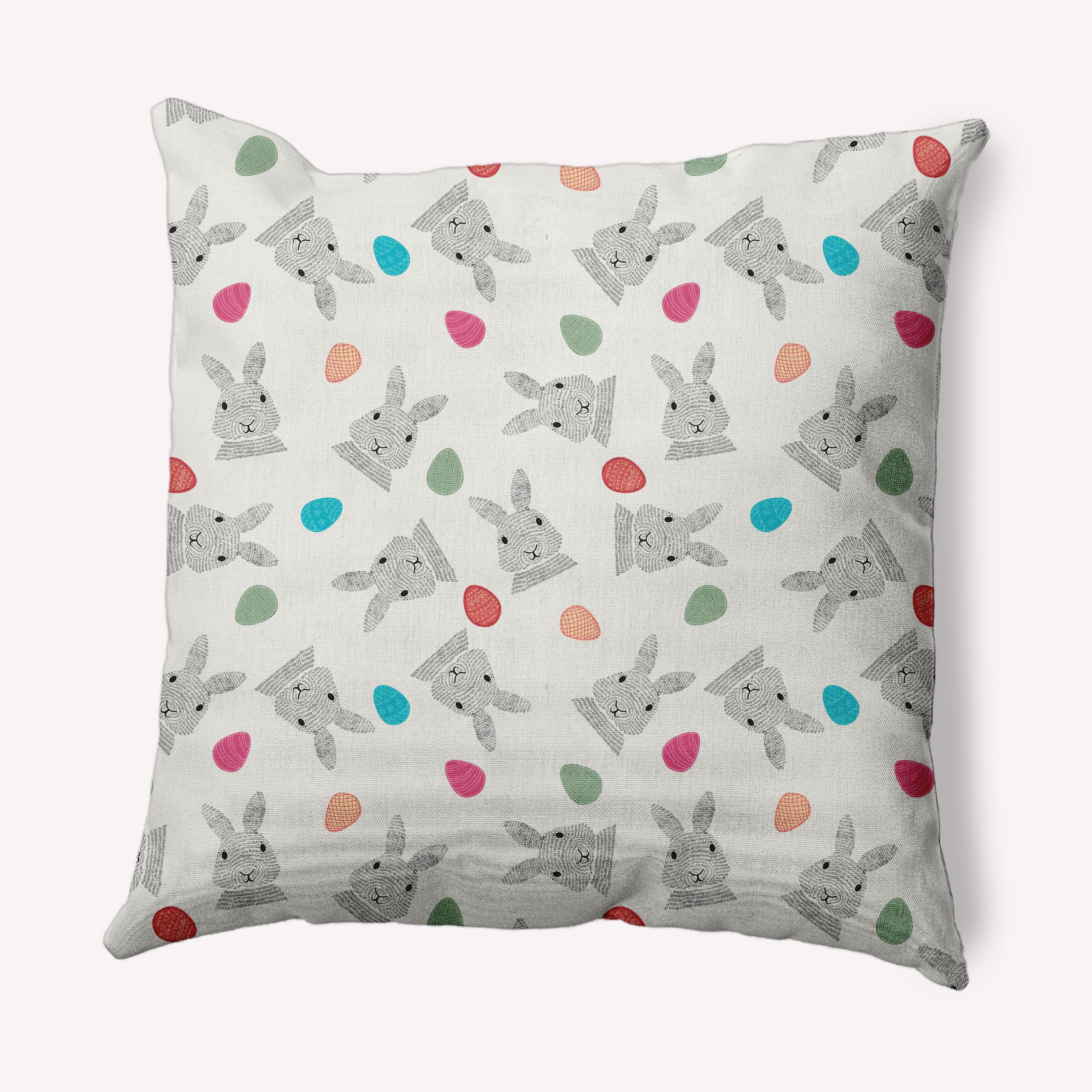Simply Daisy 16" x 16" Easter Polyester Throw Pillow