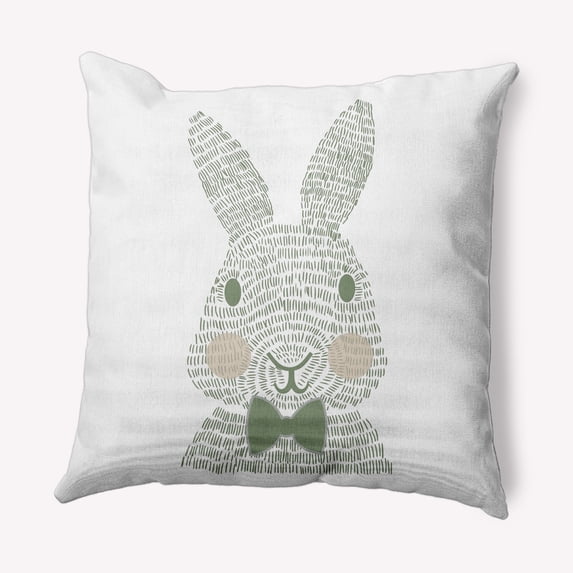 Simply Daisy 16" x 16" Easter Polyester Throw Pillow