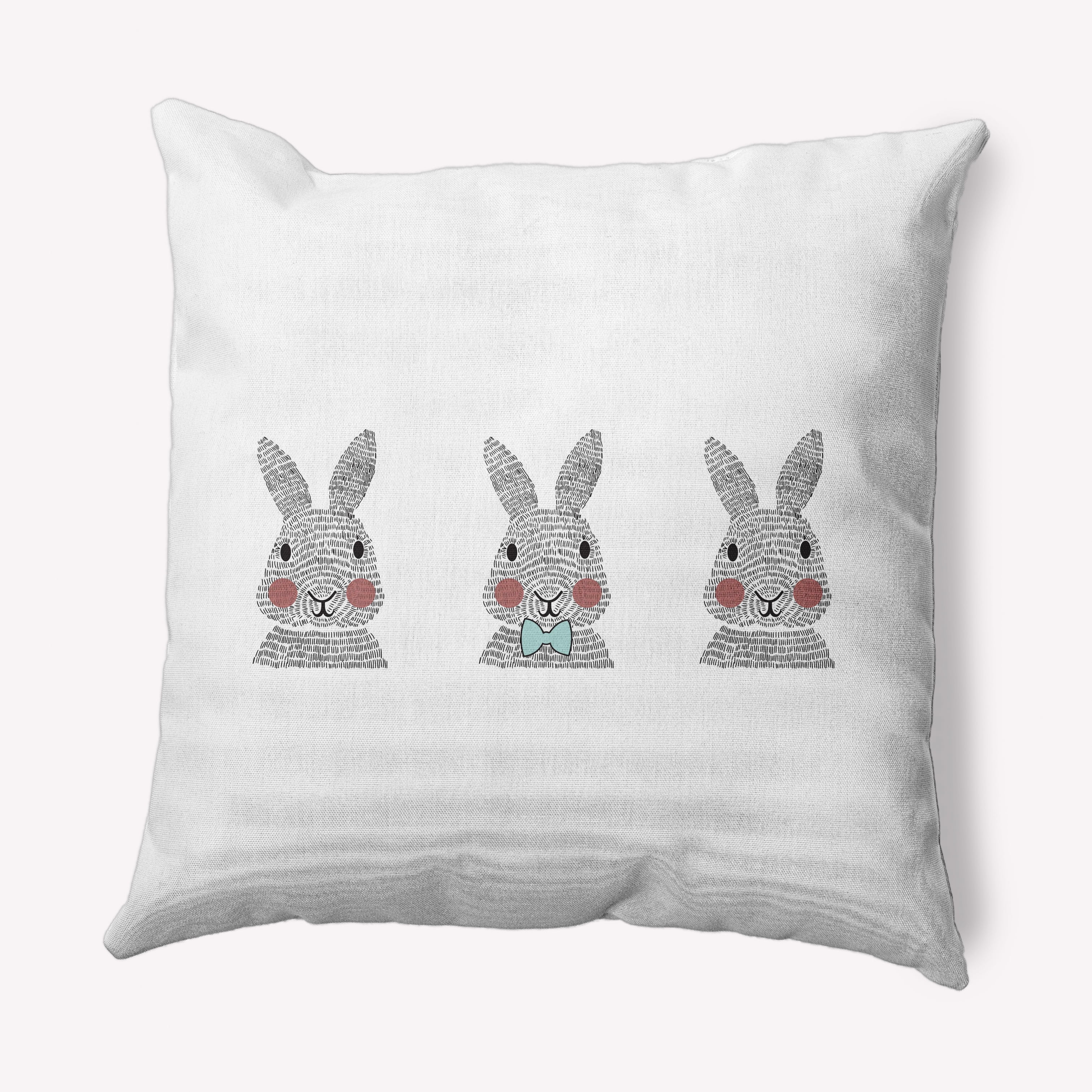 Simply Daisy 16" x 16" Easter Polyester Throw Pillow