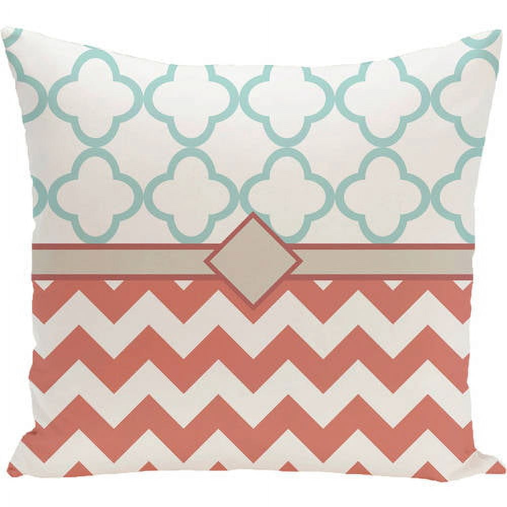 Simply Daisy 16" x 16" Express Line Geometric Print Outdoor Pillow