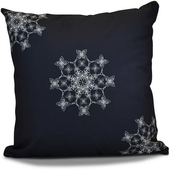 Simply Daisy 16" x 16" Falling Snow Geometric Print Pillow
