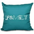 thumbnail image 1 of Simply Daisy 16" x 16" Family Word Print Pillow, Green, 1 of 2