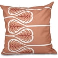 thumbnail image 1 of Simply Daisy 16" x 16" Fern 1 Floral Outdoor Pillow, Orange, 1 of 1