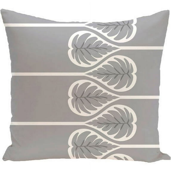 Simply Daisy 16" x 16" Fern 1 Floral Print Pillow