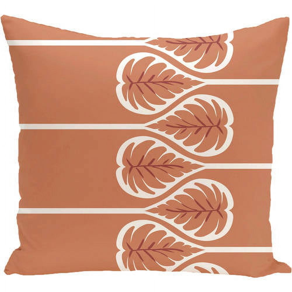 Simply Daisy 16" x 16" Fern 1 Floral Print Pillow