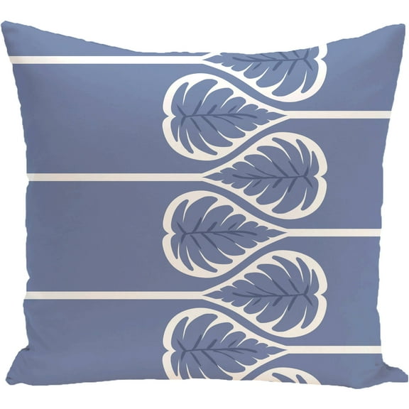 Simply Daisy 16" x 16" Fern 1 Floral Print Pillow