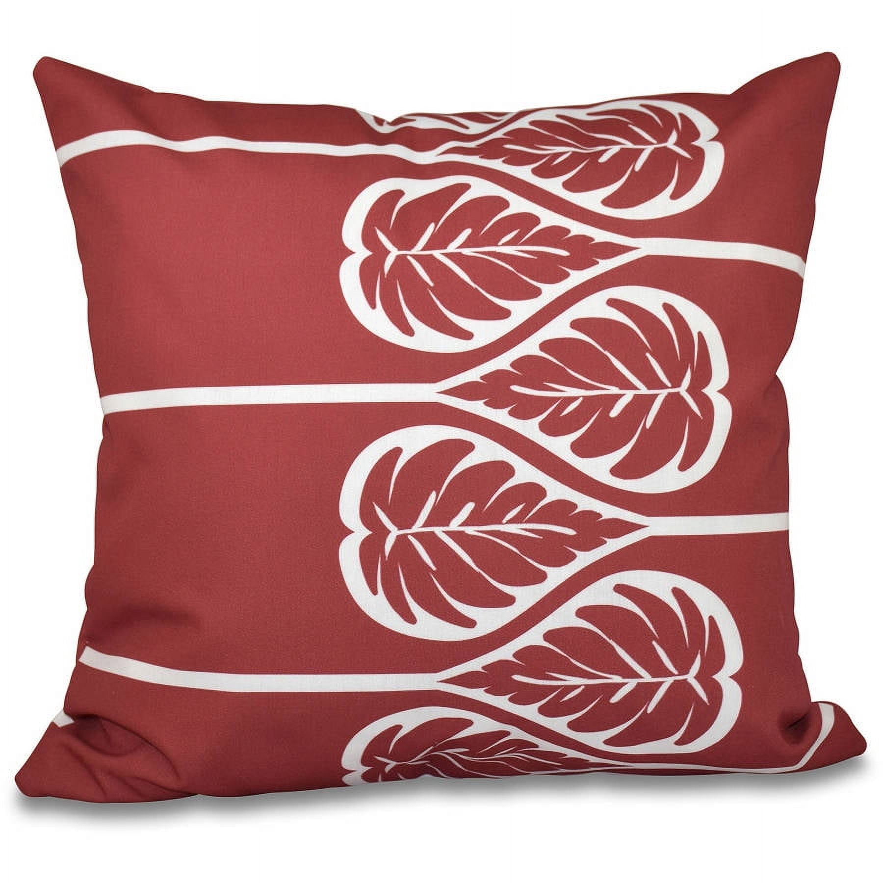 Simply Daisy 16" x 16" Fern 2 Floral Outdoor Pillow