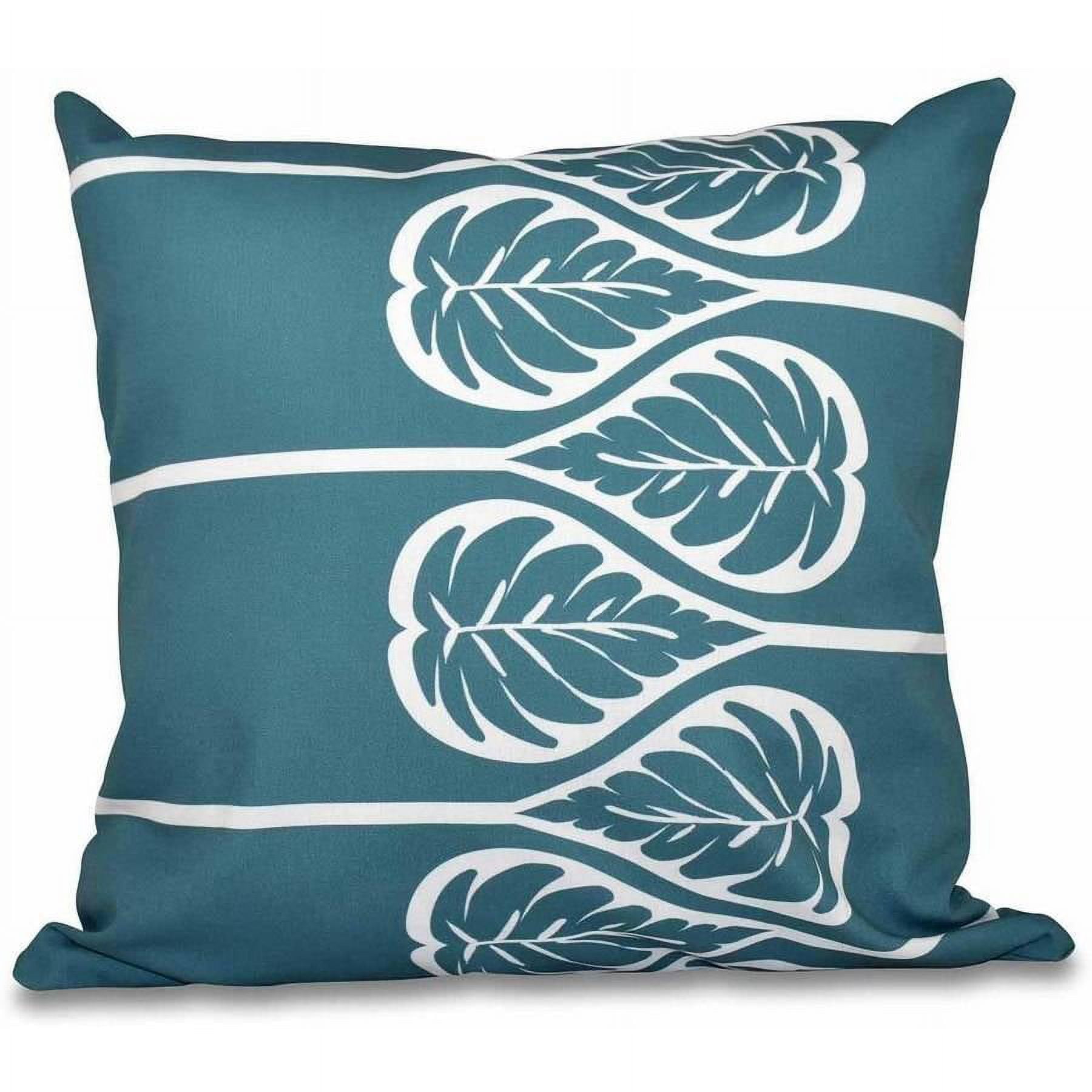 Simply Daisy 16" x 16" Fern 2 Floral Print Pillow