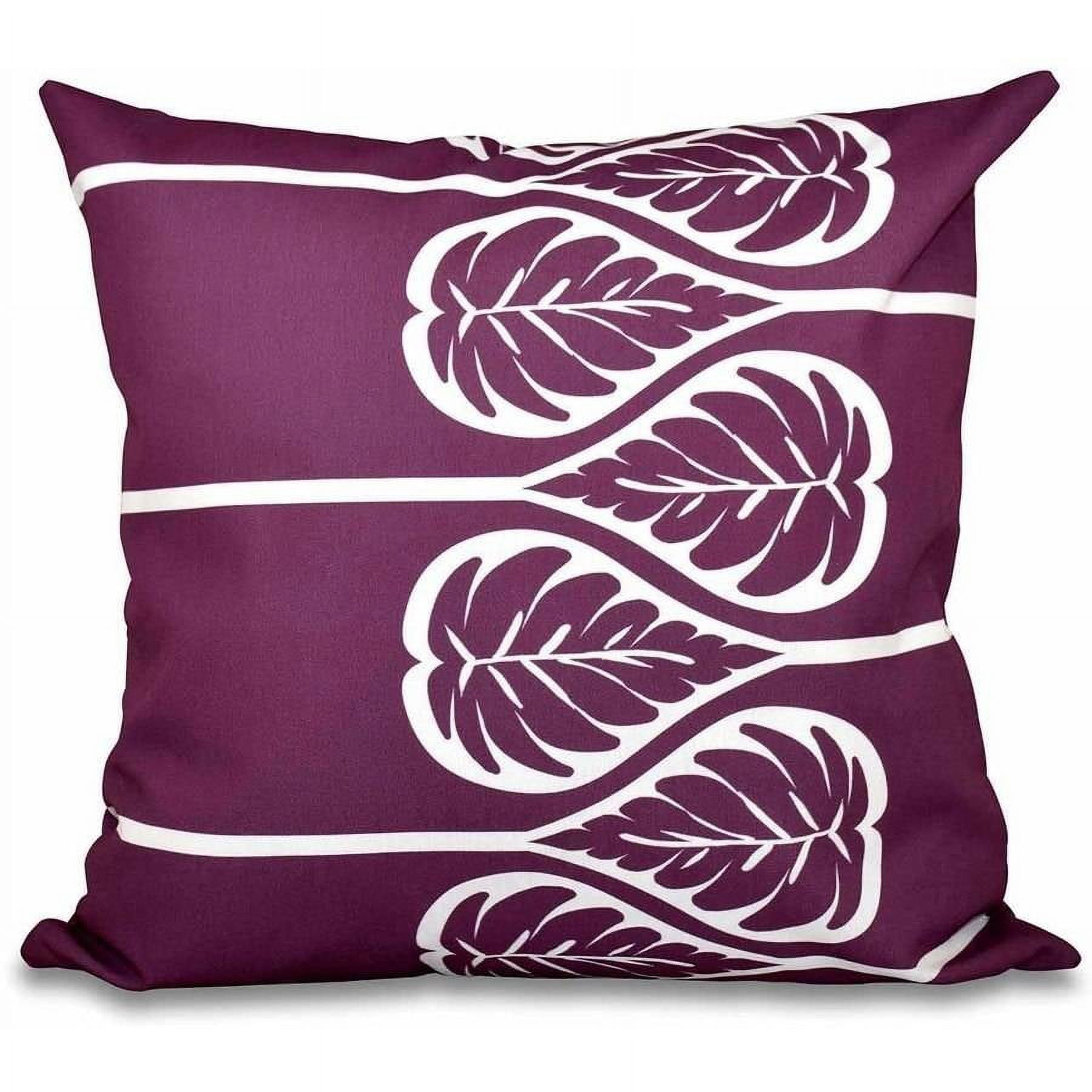 Simply Daisy 16" x 16" Fern 2 Floral Print Pillow