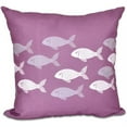 thumbnail image 1 of Simply Daisy 16" x 16" Fish Line Animal Print Outdoor Pillow, 1 of 1