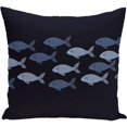thumbnail image 1 of Simply Daisy 16" x 16" Fish Line Animal Print Outdoor Pillow, 1 of 1
