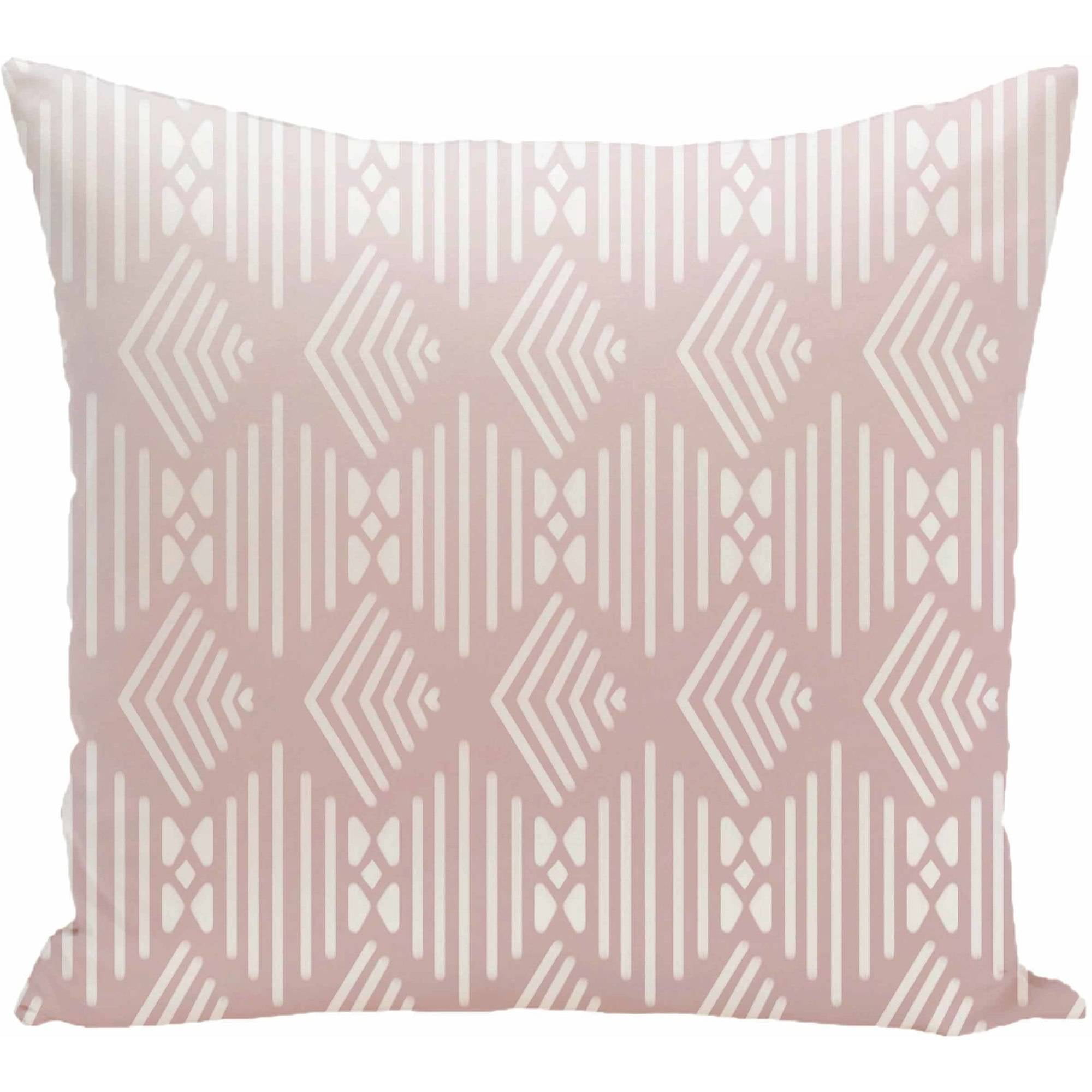Simply Daisy 16" x 16" Fishbones Geometric Print Pillow