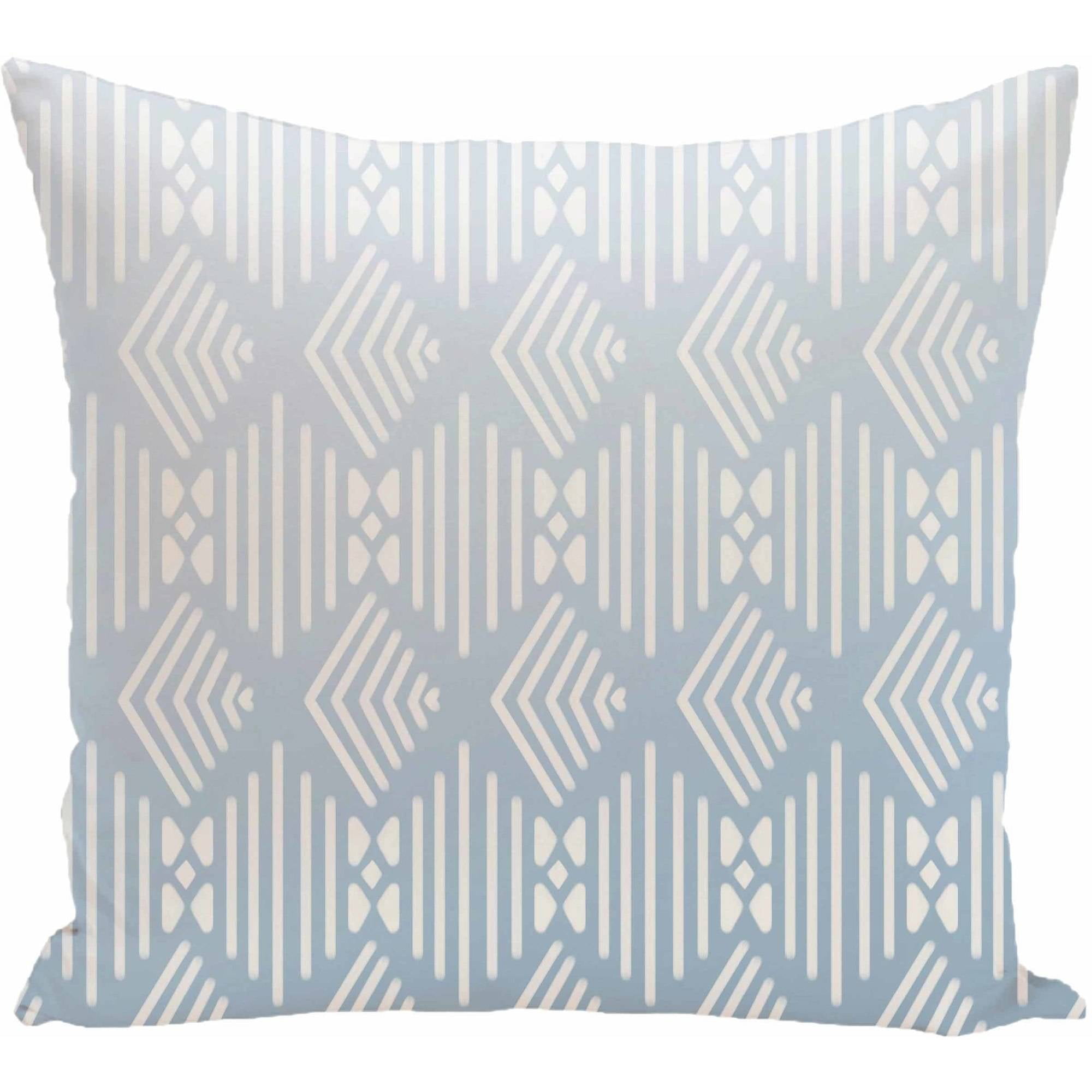 Simply Daisy 16" x 16" Fishbones Geometric Print Pillow