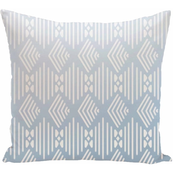 Simply Daisy 16" x 16" Fishbones Geometric Print Pillow