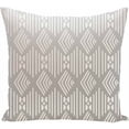 thumbnail image 1 of Simply Daisy 16" x 16" Fishbones Geometric Print Pillow, 1 of 2