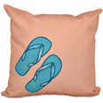 thumbnail image 1 of Simply Daisy 16" x 16" Flip Flops Geometric Print Pillow, 1 of 1