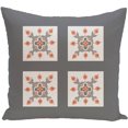 thumbnail image 1 of Simply Daisy 16" x 16" Four Square Geometric Print Outdoor Pillow, 1 of 1
