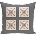 thumbnail image 1 of Simply Daisy 16" x 16" Four Square Geometric Print Pillow, 1 of 1