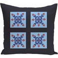 thumbnail image 1 of Simply Daisy 16" x 16" Four Square Geometric Print Pillow, 1 of 2