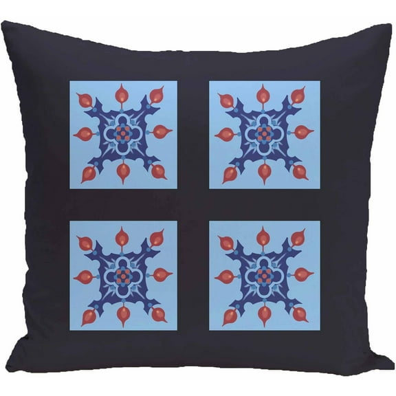 Simply Daisy 16" x 16" Four Square Geometric Print Pillow
