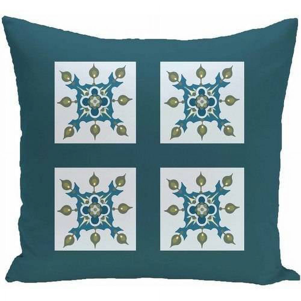 Simply Daisy 16" x 16" Four Square Geometric Print Pillow