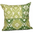 thumbnail image 1 of Simply Daisy 16" x 16" Free Spirit Geometric Print Pillow, Green, 1 of 2